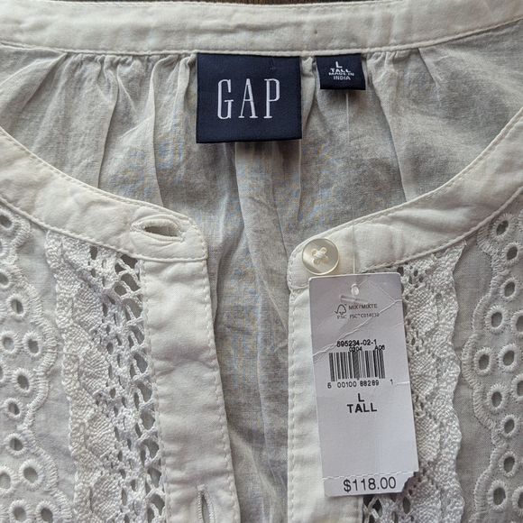 GAP White Lace Midi Dress - Picture 5 of 5